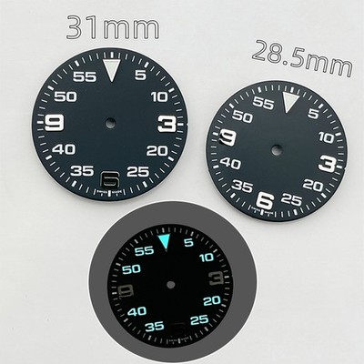 31mm/28.5mm Zifferblatt Herren/Damen Zifferblatt BGW9 für NH35A/4R35 Uhrwerk