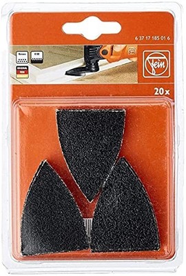 Fein MultiMaster Sanding Finger Sheets - 60 Grits, 20-Pack - 63717185016