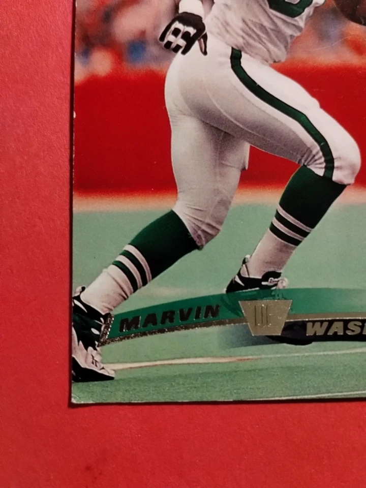 1996 Topps Stadium Club - Marvin Washington #35 Jets - Image 3 of 4