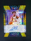 2021-22 Panini Select Jalen Brunson Signature Selections Auto Gold Prizm /10