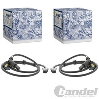 2X Vemo ABS-SENSOR Raddrehzal Hinten Passend FüR VW Passat