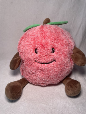 Warmies Brand Anthropomorphic Red Apple Microwavable Cozy Collectible Plush Toy