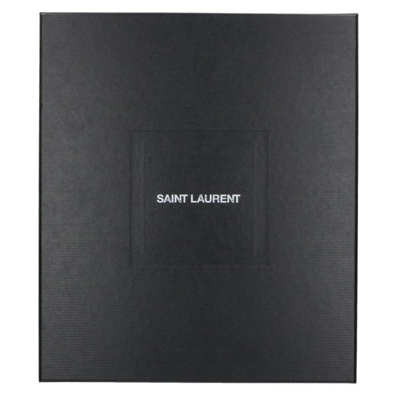 Saint Laurent Paris Short Boots Shoes EU 38 US 8 Leather Off White Authentic thumbnail 5