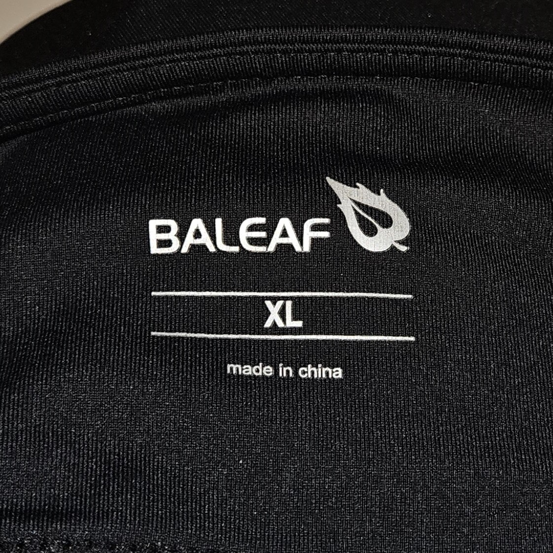 Baleaf Solid Black Biker Shorts Compression Pocke… - image 5