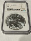 2014 Silver American Eagle MS-69 NGC