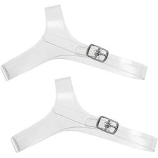 1 Pair Durable Transparent Shoe Straps for Heels Adjustable Anti Slip