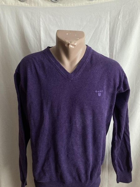 Men Gant Pullover Purple 40 /L / 48 #7XKX