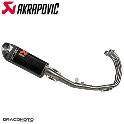 Full exhaust YAMAHA YZF-R3 ABS 2015-2025 AKRAPOVIC Carbon RC S