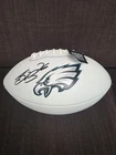 Saquon Barkley Signed Autographed Logo Football Philadelphia Eagles COA