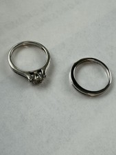 H. Samuel Platinum Ring. In-Store Order, Receipt Included, Original box.