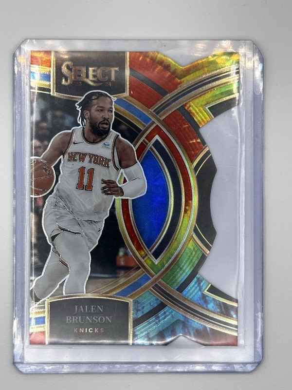2023-24 Panini Select - Premier Level Jalen Brunson #194 Tie-Dye Prizm...