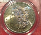 1881-S Morgan Silver Dollar $1 PCGS MS66 Beautiful GEM+ Rose Purple Toning 🌅🌈