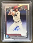 2024 Bowman Draft Ryan Waldschmidt Chrome Auto 1st Prospect #CPA-RW Diamondbacks