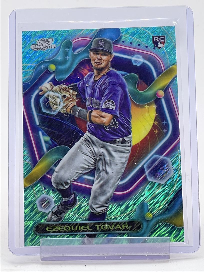 EZEQUIEL TOVAR 2023 TOPPS COSMIC CHROME ROOKIE AQUA EQUINOX RC /199 Q4657