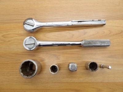 S-K 1/2'' Drive Round Head Ratchet   42470   USA-Plus More S&K& Kraeuter Ratchet