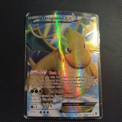 Dragonite EX (108 Full Art) 108/111 XY - Furious Fists Holo