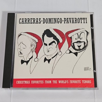 Carreras Domingo Pavarotti Christmas Favorites CD 1993 Sony Masterworks