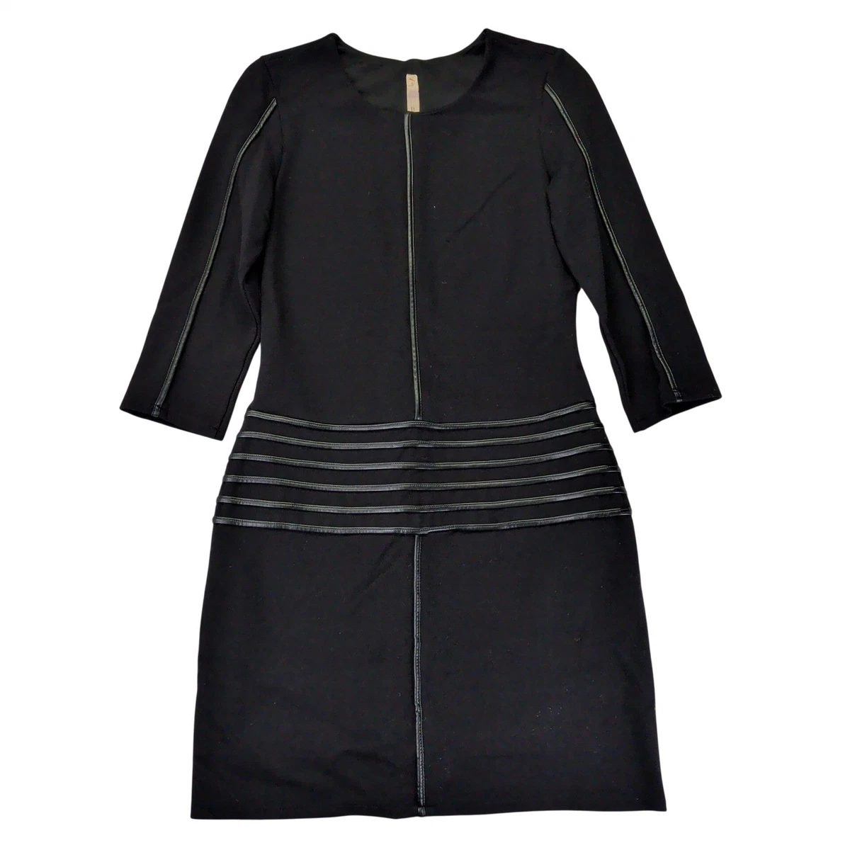 Faux Leather 3/4 Sleeve Sheath Dresses for Women for sale | eBay