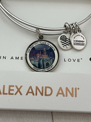 ALEX AND ANI x Disney THE HAPPIEST PLACE ON EARTH Disneyland Resort BRACELET NWT