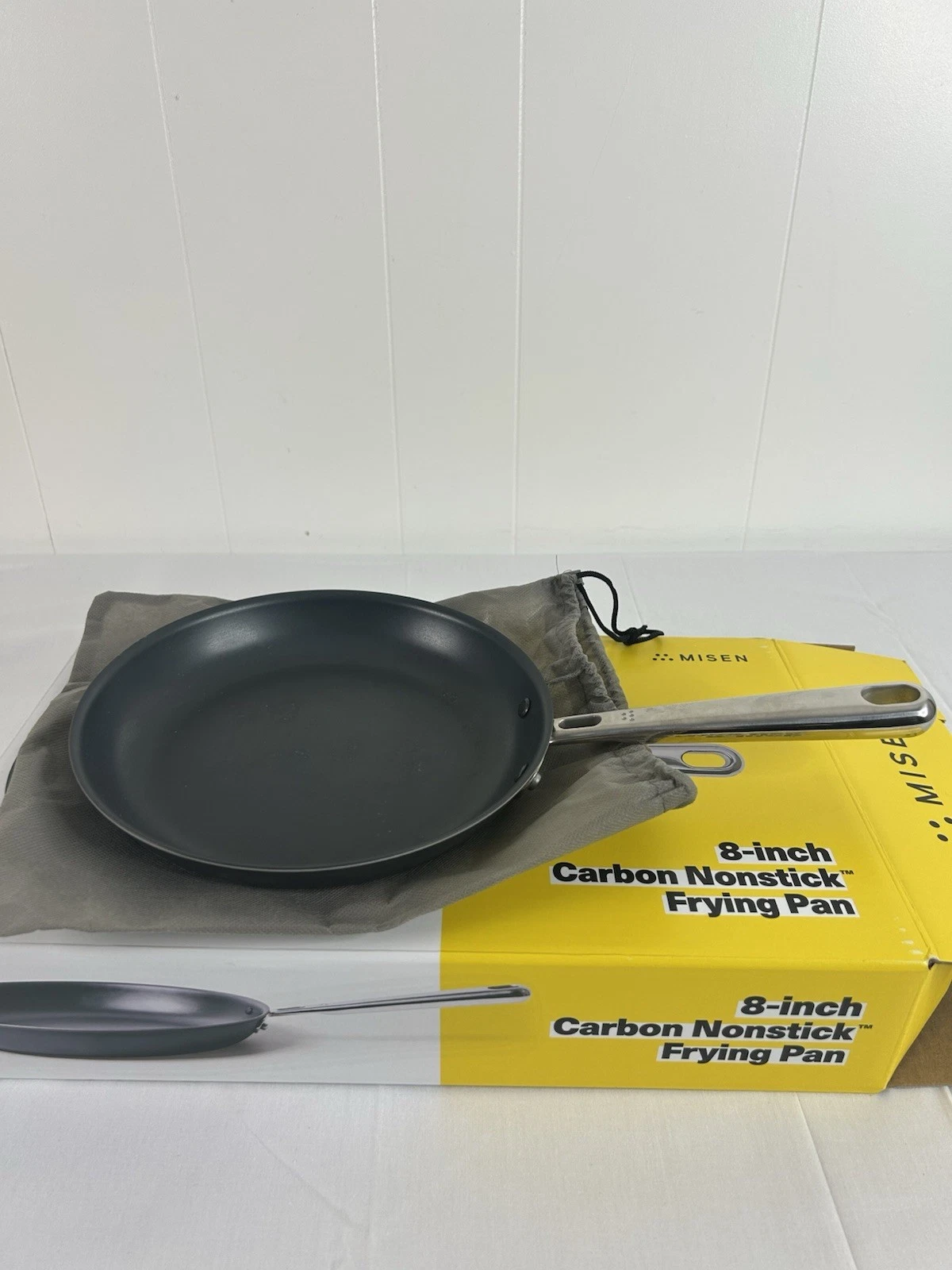MISEN Carbon Nonstick 8" Inch Frying Pan Nitrided Tri-Ply Carbon Steel $109