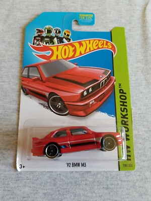 2014 Hot Wheels 92 BMW M3 Red 195/247 LITTLE BEND All Stars | eBay