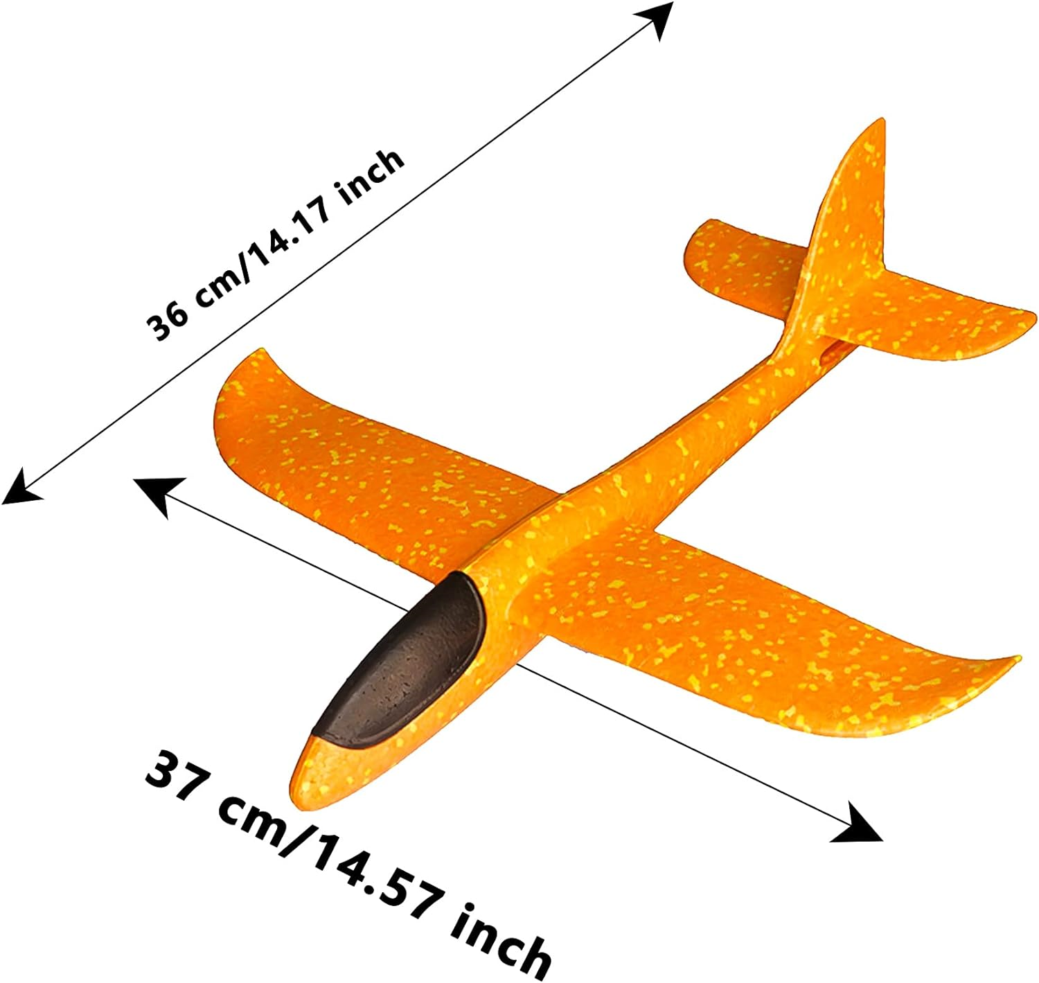 SGBETTER 6 Pack Foam Airplane Toys Throwing Foam Plane Glider Plane