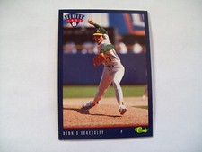 DENNIS ECKERSLEY OAKLAND A's  1993 CLASSIC  T27 MLB BASEBALL
