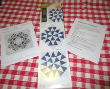 AccuQuilt GO! Fabric Cutting Die No.55556 MORNING STAR 12" Finish~Easy Quilting+