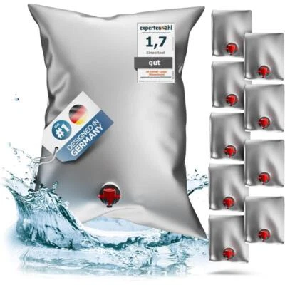 JUNGLE MONKEY Wasserbeutel Wasserbehälter Wassersack 30 l Trinkwasser Behälter 5er / 10er Set