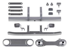 Team Associated CR12 Toyta FJ45 Bumpers & Body Accessories Chrome - AS 41066