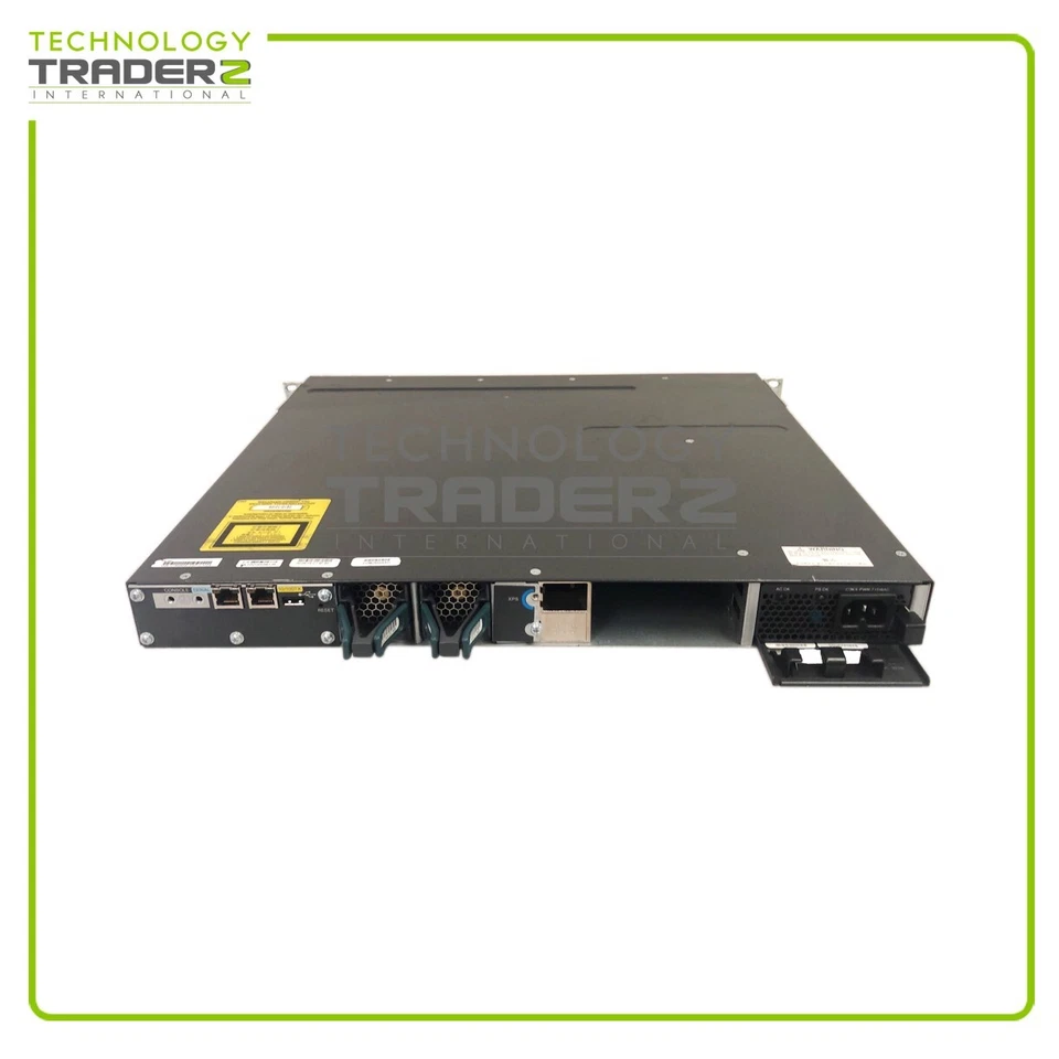 WS-C3560X-24P-L V04 Cisco 3560X 24 Port 1GigE PoE+ Switch W/ 1x C3KX-NM-10G V01 - Image 2 of 2