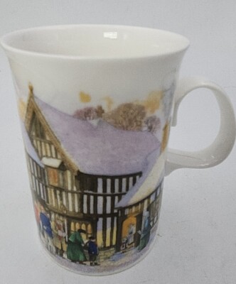 Dunoon Fine Bone China  Mug/Tea Cup  A Winter's Tale 8 oz