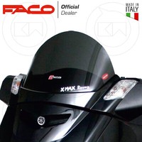 Faco Windschutzscheibe Niedrig Rauch Schwarz Yamaha X-MAX Xmax 125/250 2007 2008
