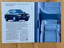 Audi 80 Oldtimer B3 Original 1987 Vintage Advert Werbung Reklame