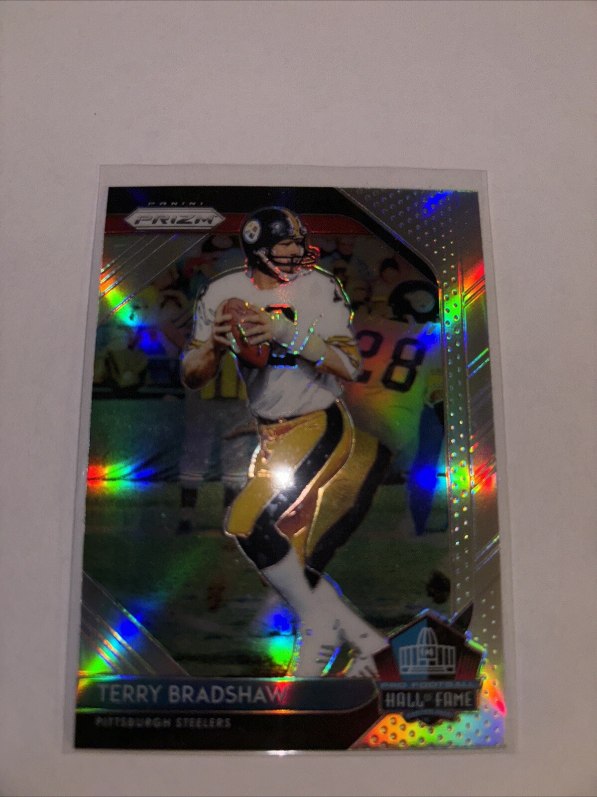 2018 Panini Prizm - Hall of Fame #HOF-7 Terry Bradshaw Silver Prizm