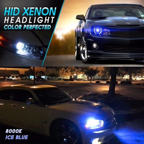 1992-2011 Ford Crown Victoria Headlight Fog Light Hi/Low Dual Beam HID KIT White - Picture 10 of 12