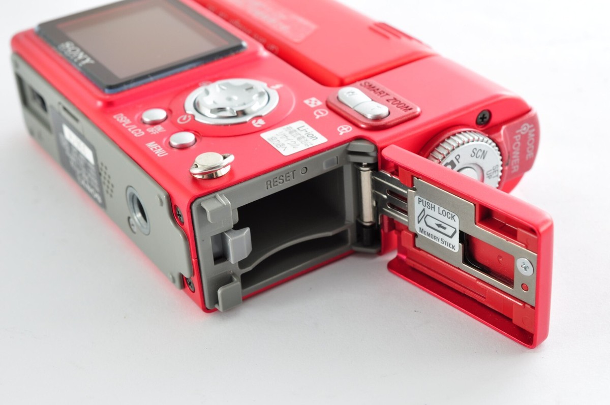 Sony Cyber-Shot DSC-F77A Red 4.0MP Digital Camera [Near Mint