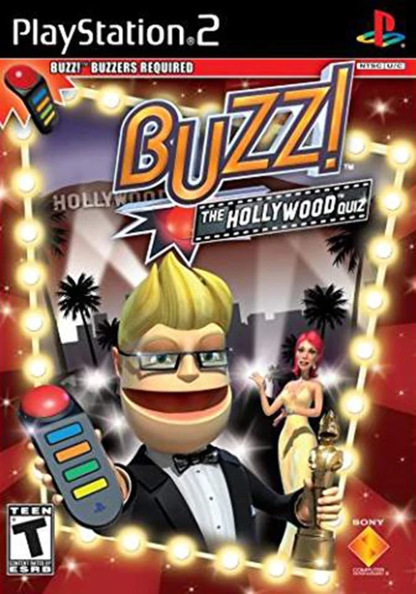 amme Boghandel atlet Buzz!: The Hollywood Quiz Game Only PS2 Playstation 2 Game | eBay