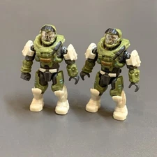 2x New Mega Construx Halo Universe SPARTAN HAUNTED Minifigure Heroes S 16 Figure