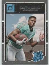 2016 Donruss Football #381 Kenyan Drake ARIZONA CARDINALS Rookie Card 12. rookie card picture