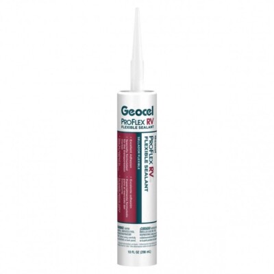 Geocel GC28903 (GC28103) , Pro Flex RV Flexible Sealant, Black, 10 OZ