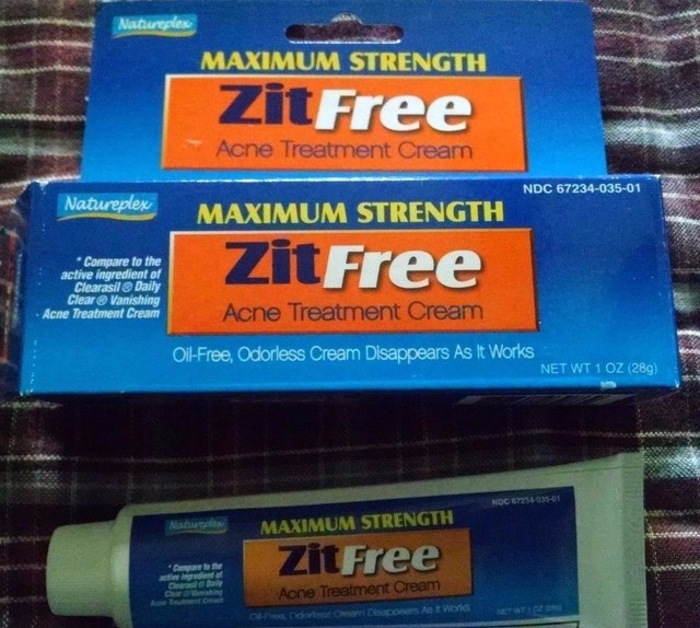 zit free acne cream