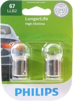 Philips Longerlife 67 7.97W Zwei Birnen Vorne Blinklicht Licht Ersatz Lager