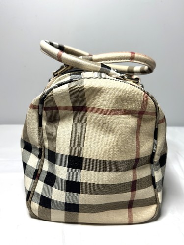 Bolso de boliche vintage de cuero vegano Burberry Barrel - Imagen 13 de 24