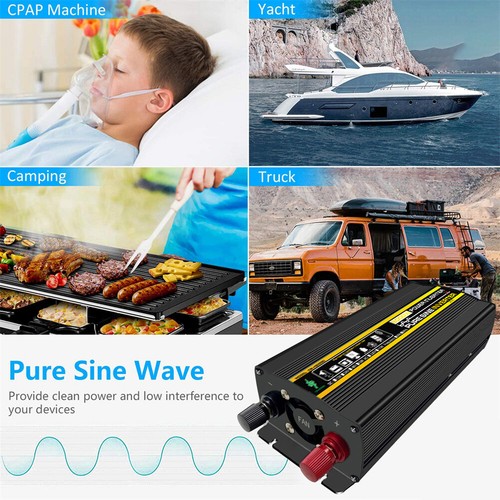 DC 12V To AC 220V Car Inverter EU Plug Intelligent Power Inverter (8000W) - Picture 3 of 9