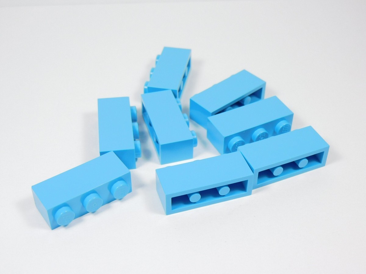 LEGO 8 Medium Azure 1x3 Bricks M4 | eBay