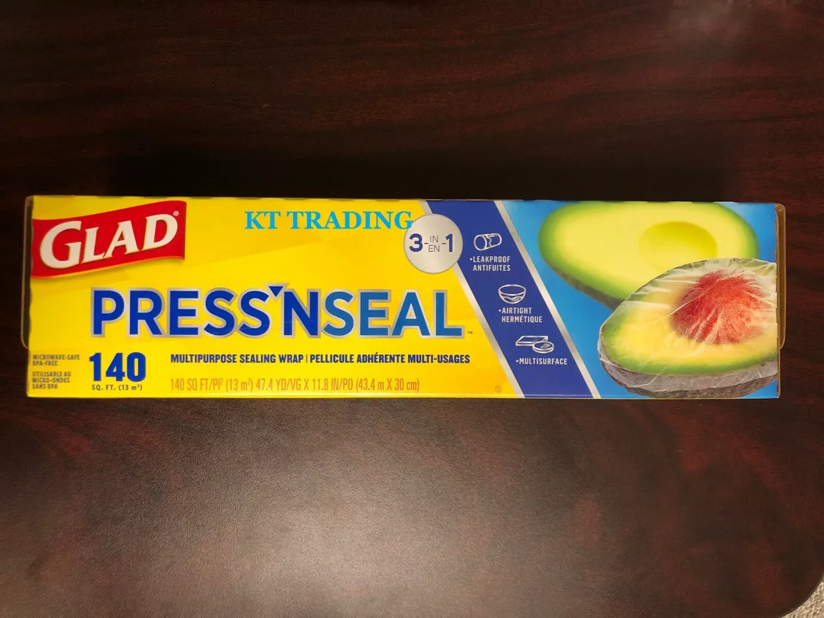 Glad Press'n Seal Plastic Food Wrap 70 Square Foot Roll - Each