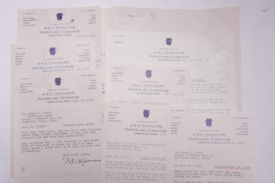 1940 Lamson Goodnow H E C Spenser Paper Greenfield MA Orders Ephemera P598F