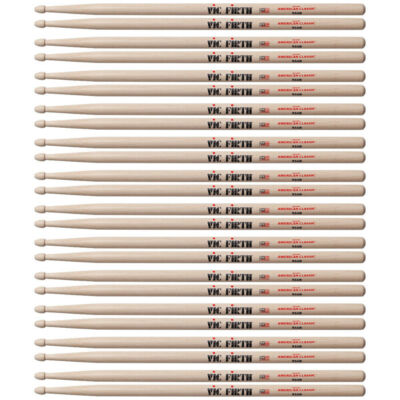 12 Pairs Vic Firth Extreme 55B Wood Tip American Classic Hickory Drumsticks