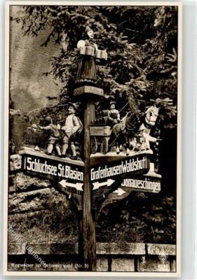 52253758 - 7821 Rothaus Wegweiser Schluchsee Grafenhausen Waldshut